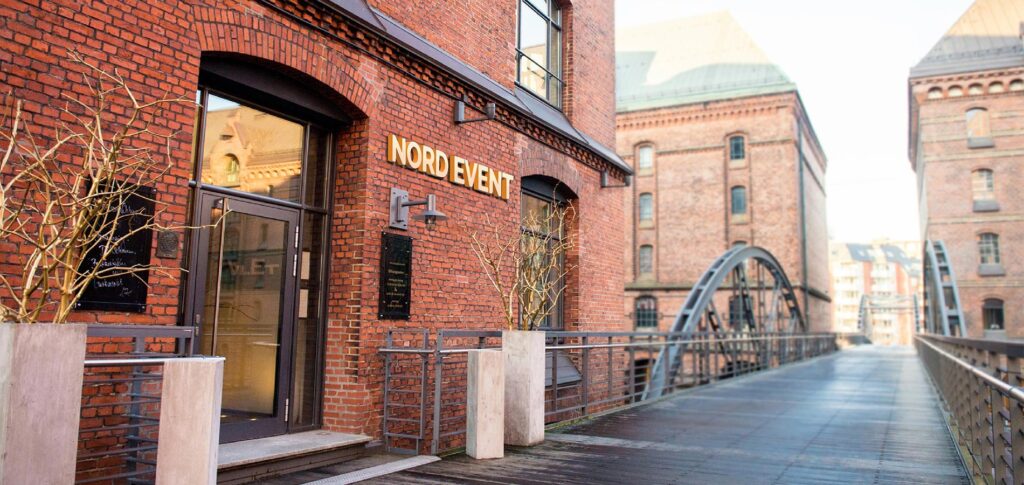 Eventlocation in Hamburg von NORD EVENT - Speicherstadt Loft - Aussenansicht am Tag