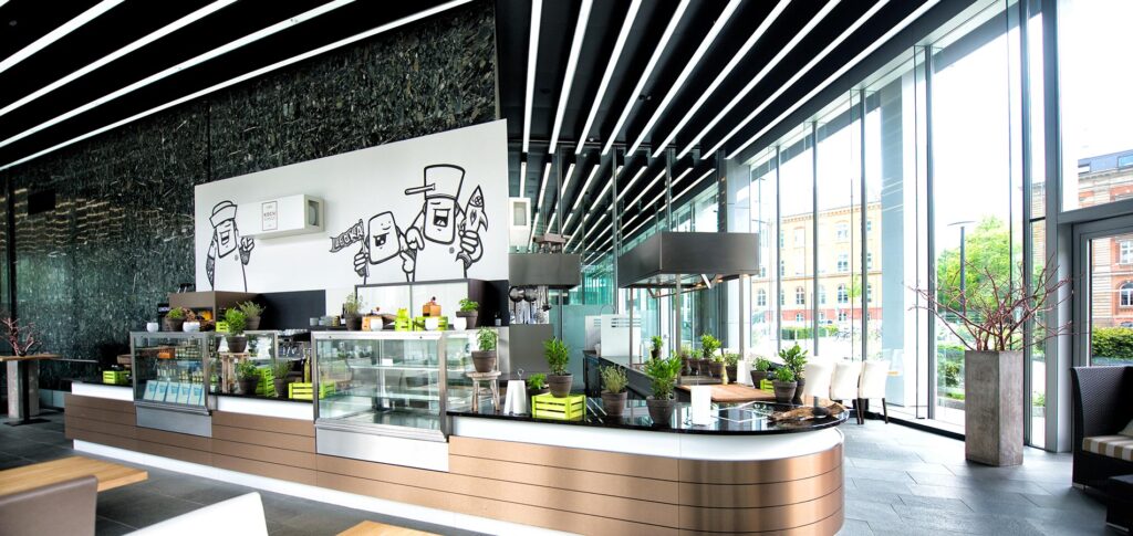 Eventlocation in Hamburg von NORD EVENT - VLET Cooking Lounge - Kochinsel