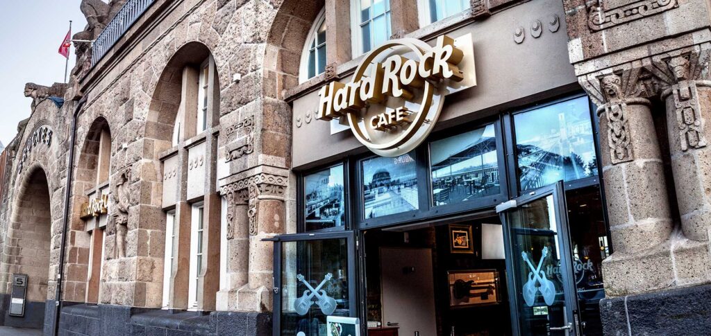 Eventlocation in Hamburg von NORD EVENT - Hard Rock Cafe Hamburg - Aussenansicht