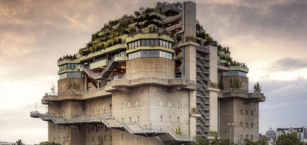 Eventlocation Hamburg von NORD EVENT - Georg-Elser-Halle im Bunker - Bunker Aussenansicht