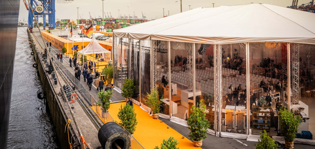 Eventlocation in Hamburg von NORD EVENT - Hafen Palais - Aussenansicht